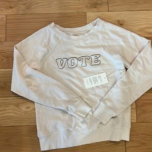 Mate the label “VOTE” crewneck XS / NWT